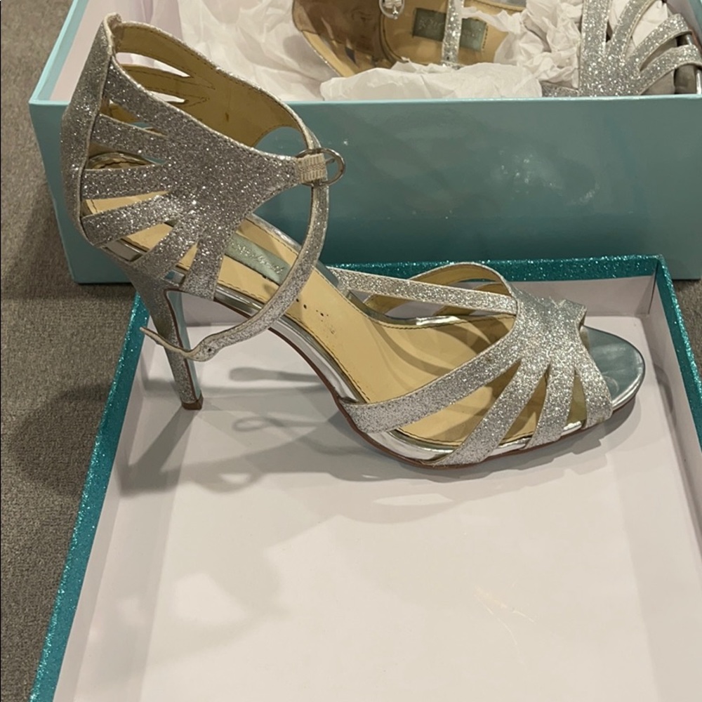 Betsy Johnson Silver Shoes